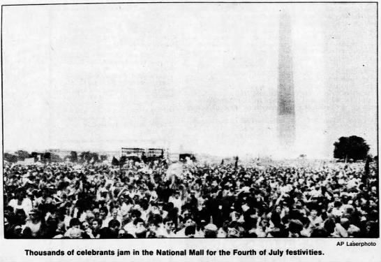 Thousands of celebrants for Fourth of July festivities